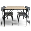 Zestaw jadalny \'Kungsholmen Hornstull\' - 1 St&oacute;ł & 4 Krzeseł