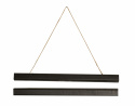 Wieszak na plakaty 30cm - Czarny
