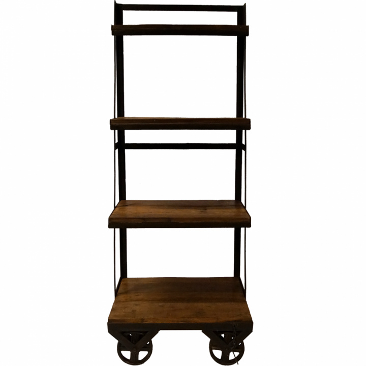 Regał \'Rustyk\' - Żelazo/Drewno w grupie Meble / Półki i przechowywanie / Regały na książki w Reforma (sg07016)